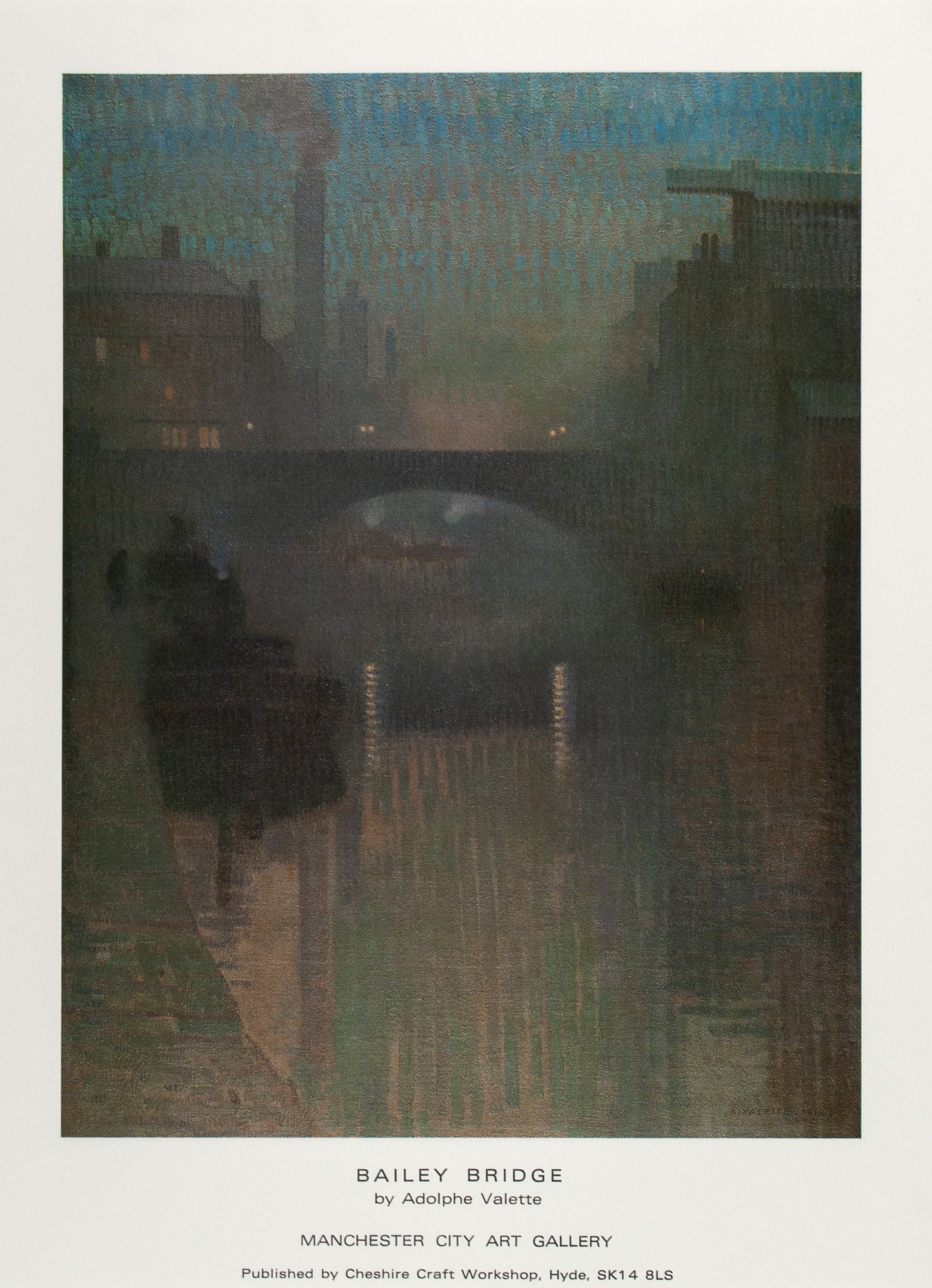 Adolph Valette Art Print- Bailey Bridge
