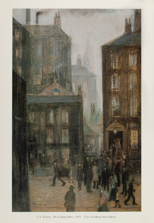 L.S Lowry Art Print- The Lodging House