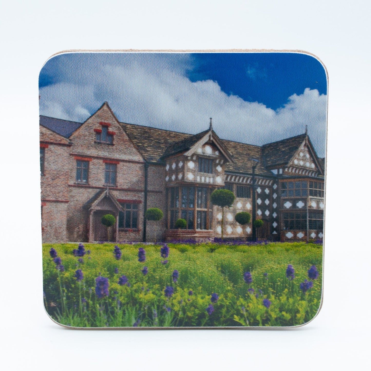 Ordsall Hall Frontage Photograph Drinks Coaster