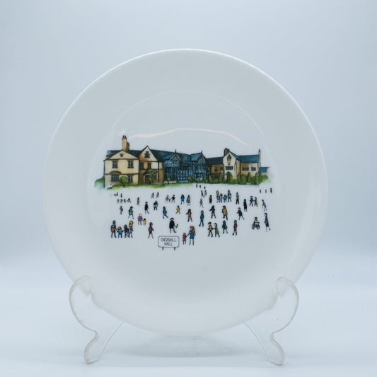 Ordsall Hall Plates by Foley Pottery