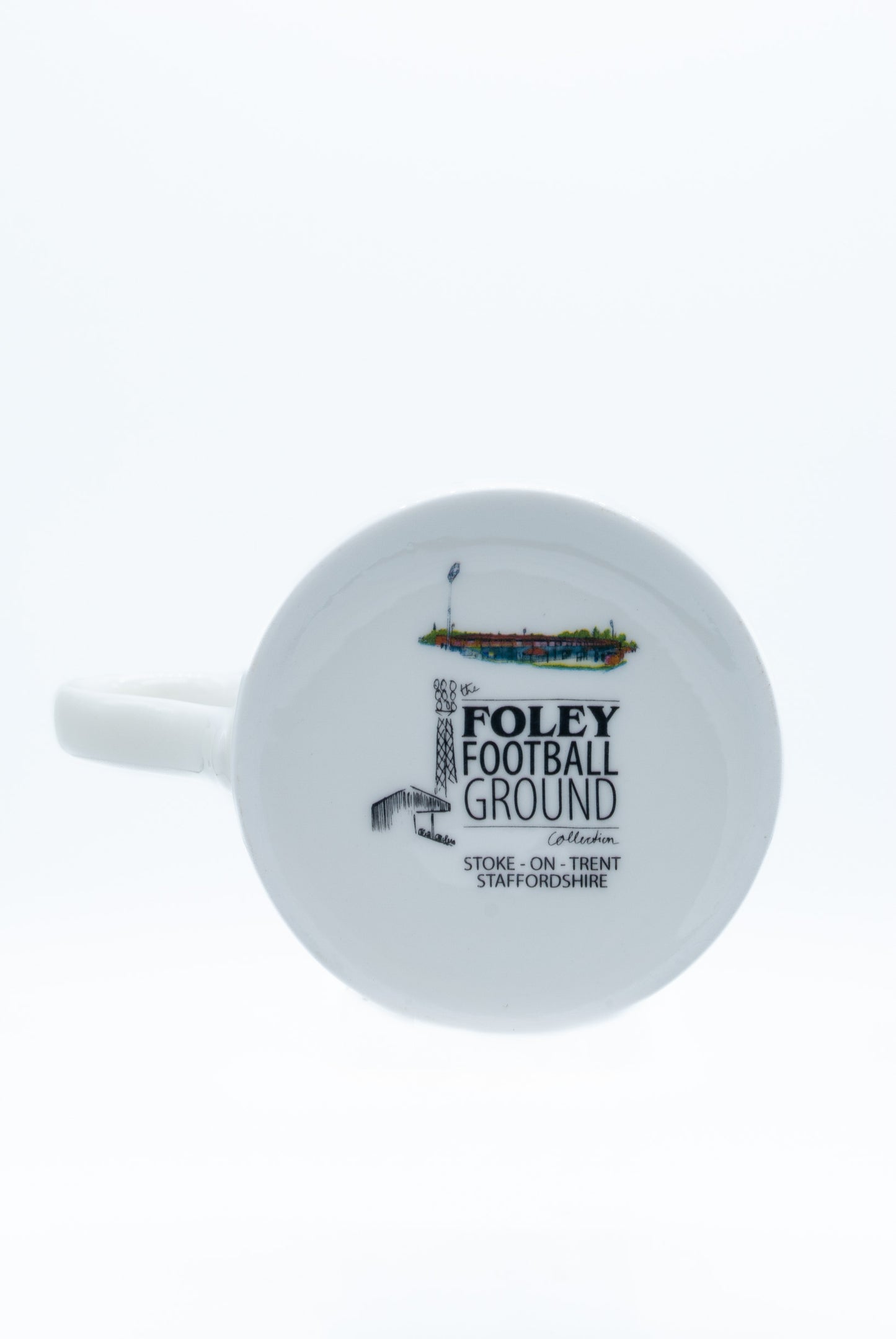 Salford City F.C Peninsula Stadium Inspired Bone China Mug by Foley Pottery