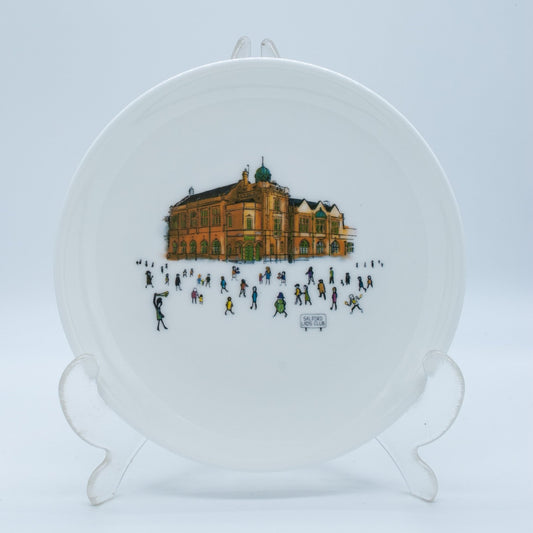 Salford Lads Club Plates by Foley Pottery